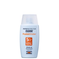 Isdin Fusion Water 5 Stars fps 60 - Protetor Solar 50ml Menor preço em Isdin Fusion Water 5 Stars fps 60 - Protetor Solar 50ml