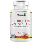 Cloreto de magnésio 100 cápsulas 500 mg suplemento alimentar melcoprol