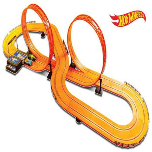 Pista Hot Wheels 2 Carrinho Controle Remoto Autorama 1300cm