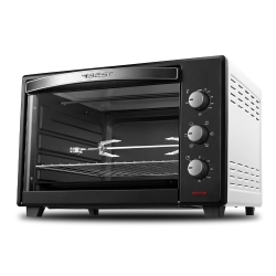 Forno Elétrico 48 Litros Best Plus Preto e Branco 110V Menor preço em Forno Elétrico 48 Litros Best Plus Preto e Branco 110V