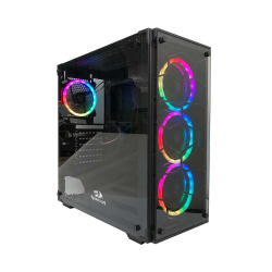 Gabinete Gamer Redragon Wheel Jack Vidro Temperado Black Gc-606bk Menor preço em Gabinete Gamer Redragon Wheel Jack Vidro Temperado Black Gc-606bk