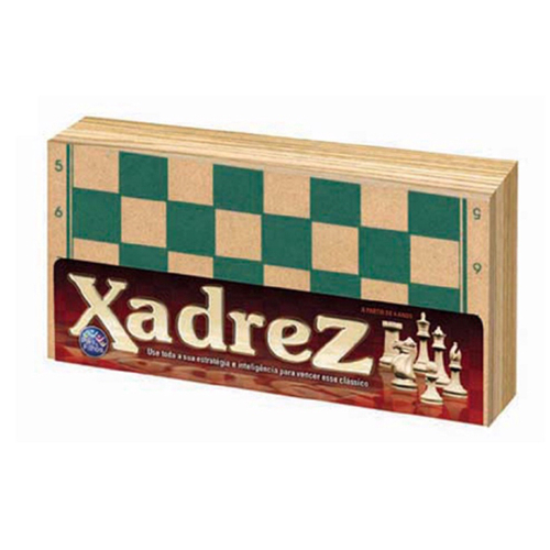 Jogo Xadrez Para Iniciantes Peças Grandes 37x37 - Nig