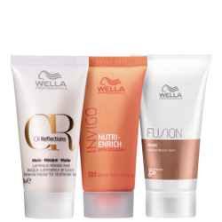 Kit Wella Professionals Triple Mini Masks (3 Produtos) Menor preço em Kit Wella Professionals Triple Mini Masks (3 Produtos)