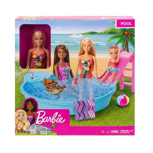 Casa dos sonhos da barbie com piscina