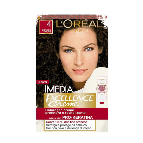 Tonalizante L'Oréal Richesse 5.8 Castanho Claro Marrom 50g - Doce