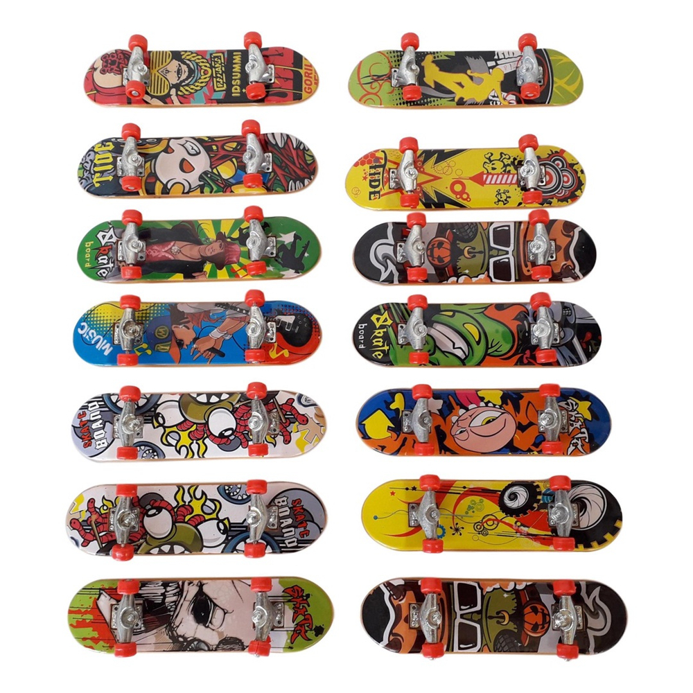 4 Skate De Dedo Brinquedo Infantil Com Truck De Metal E Lixa em Promoção na  Americanas