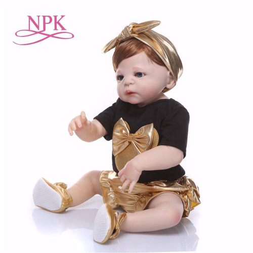 Boneca Bebê Soninho Reborn Com Tiara 50Cm Cotiplás - 2652 em Promoção na  Americanas