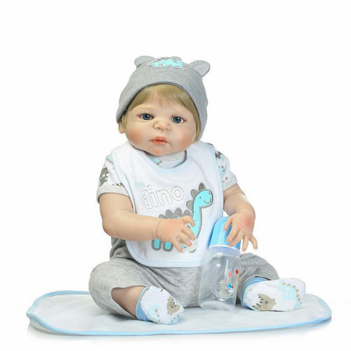 Bebe Reborn Menino 100% Silicone 57 Cm- Artur 10x Sem Juros