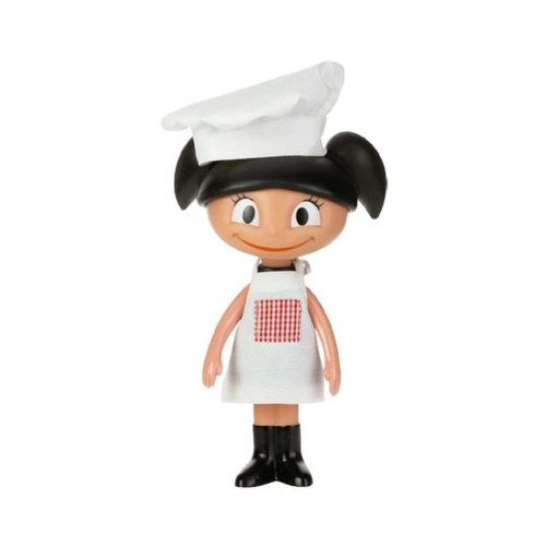 Boneca Menina Pequena Luna Chef De Cozinha Cozinheira - Fantasia