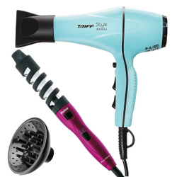 Secador De Cabelo Taiff 2000w Azul Profissional Salão Tiffany Com Difusor Cachos Modelador Philco Duo Menor preço em Secador De Cabelo Taiff 2000w Azul Profissional Salão Tiffany Com Difusor Cachos Modelador Philco Duo