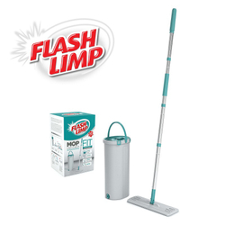 Mop Lava e Seca fit Limpador Com Balde Esfregão Microfibra para Pisos Flash Limp MOP6088 Menor preço em Mop Lava e Seca fit Limpador Com Balde Esfregão Microfibra para Pisos Flash Limp MOP6088
