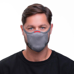 Máscara Knit Fiber De Proteção Reutilizável Cinza G Menor preço em Máscara Knit Fiber De Proteção Reutilizável Cinza G