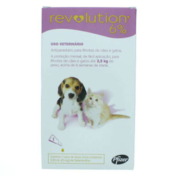 Revolution Pfizer 6% 0.25ml Para Filhotes De Cães E Gatos De Até 2,5kg - 1 Bisnaga Menor preço em Revolution Pfizer 6% 0.25ml Para Filhotes De Cães E Gatos De Até 2,5kg - 1 Bisnaga