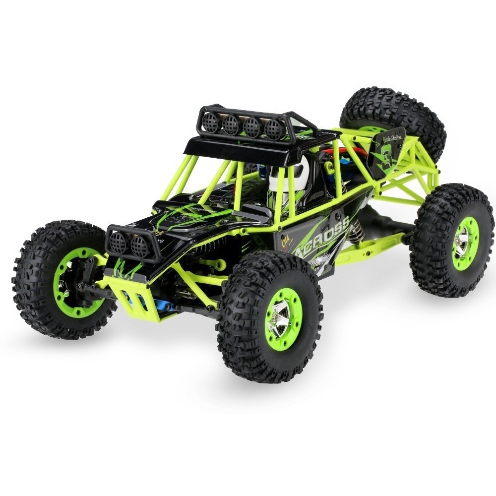 Carrinho de Controle Remoto Off Road 4WD RC Brushed Truck Elétrico 