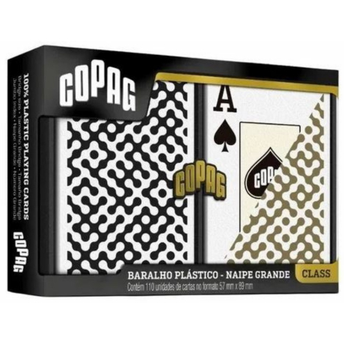 JOGO DE BARALHO COPAG 1001 DUPLO 100% PLÁSTICO 110 CARTAS - NITERÓI SPORTS