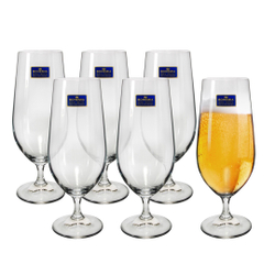 Jogo de Taças 06 Peças para Cerveja Cristal Martina 395ml Bohemia Menor preço em Jogo de Taças 06 Peças para Cerveja Cristal Martina 395ml Bohemia