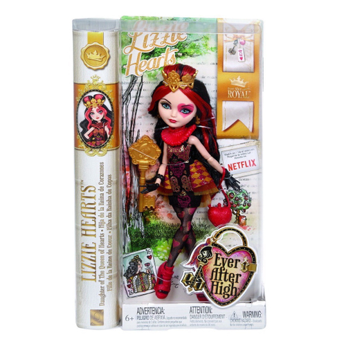 Ever After High Lizzie Hearts Filha Da Rainha De Copas