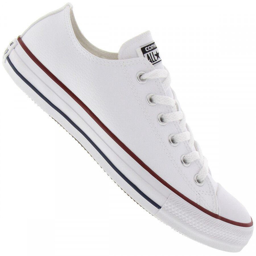 Tênis Converse Chuck Taylor All Star Platform Lift Hi CT0982 Cano Alto  Plataforma Flatform Couro Branco Preto Original em Promoção na Americanas