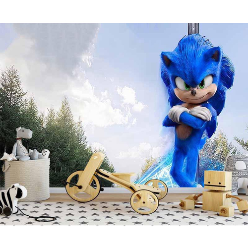 Adesivo Parede Decorativo Sonic