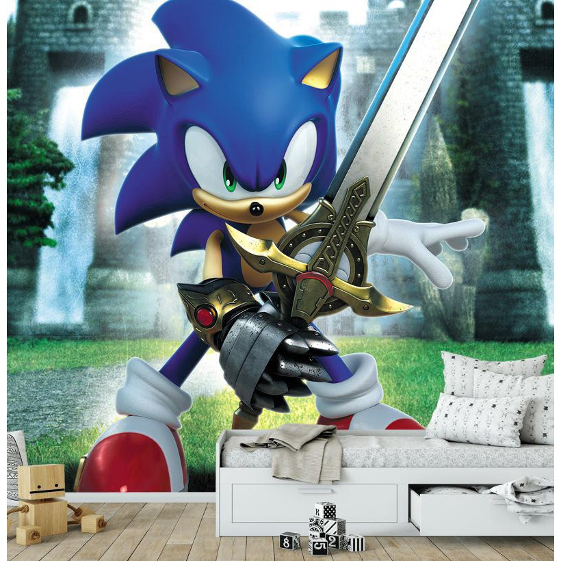 Adesivo De Parede Infantil Sonic em Promoção na Americanas