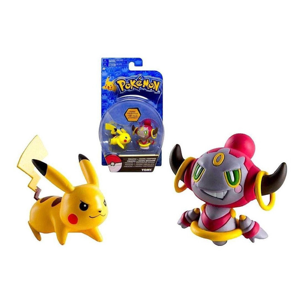 Pokémon Figuras de Batalha Pack c/ 2u Pikachu e Aipom