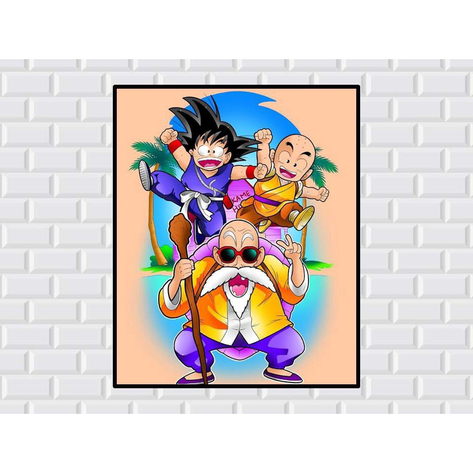 Desenhando Mestre Kame, Goku e Kiririn (Dragon Ball