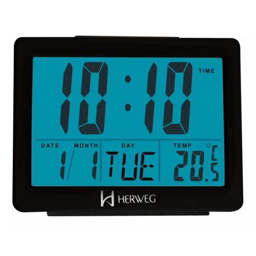 Relogio digital com iluminação noturna Outlet