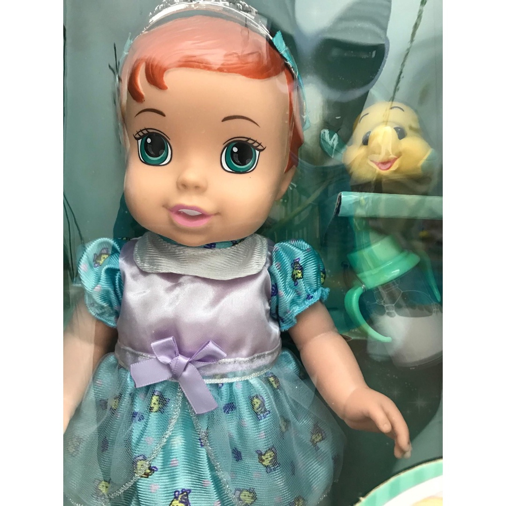 Boneca de Vinil - Disney - Princesas - Baby Ariel Luxo - Vestidos sortidos  - 30 cm - Mimo - Ri Happy