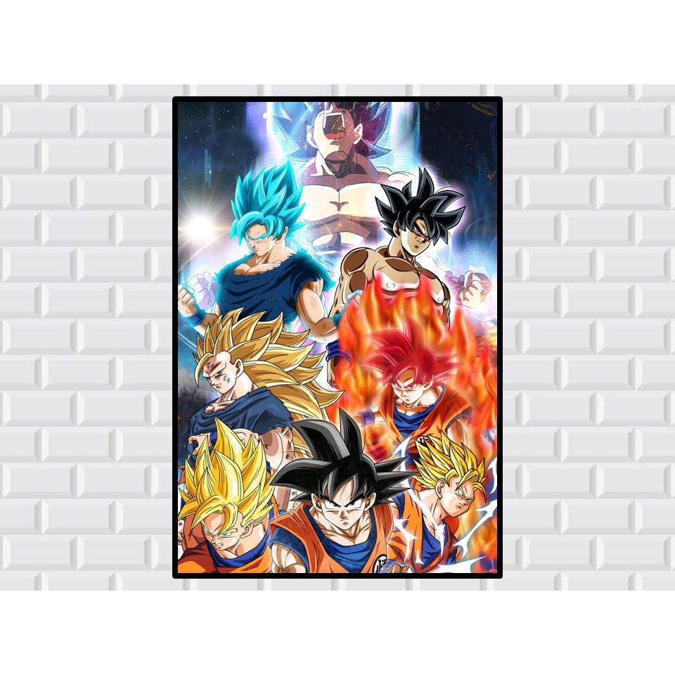 Quadro Poster C.moldura Anime Manga Dragon Ball Vegeta