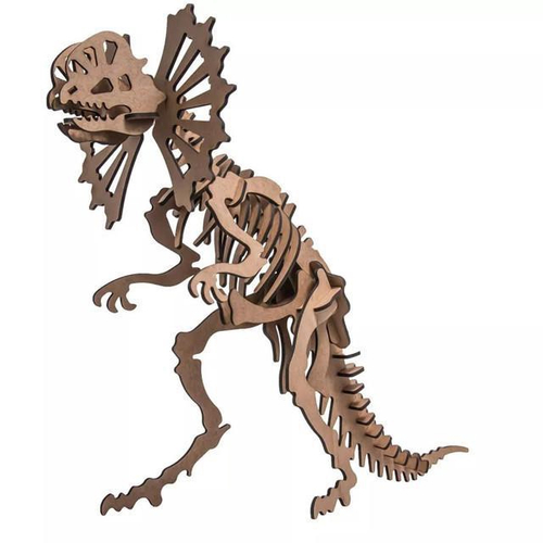 Dimetrodonte, Dinossauro 3D de Madeira