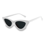 Óculos De Sol Retro Gatinho Proteção Uv Blogueira Branco
