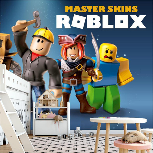 Papel De Parede Adesivo Jogo Roblox em Promoção na Americanas