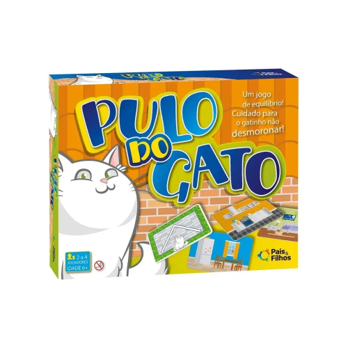 Jogo Infantil pulo do gato Pais e Filhos 0989 em Promoção na