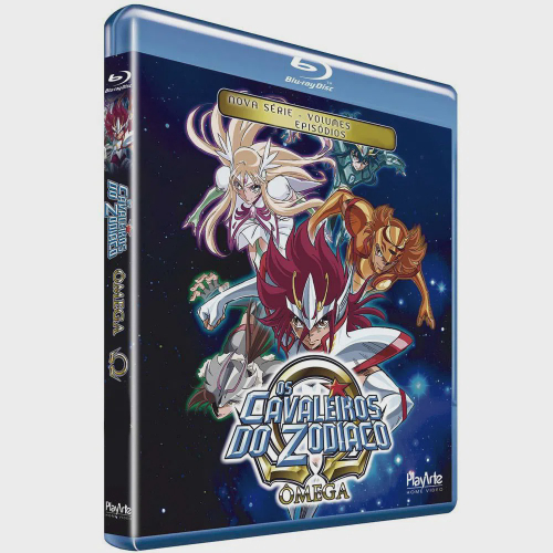 OS CAVALEIROS DO ZODIACO OMEGA SEGUNDA TEMPORADA VOL 1 EP 52 A 60 BLU RAY