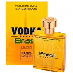 Perfume Masculino Paris Elysees Vodka Brasil Amarelo 100 Ml Menor preço em Perfume Masculino Paris Elysees Vodka Brasil Amarelo 100 Ml