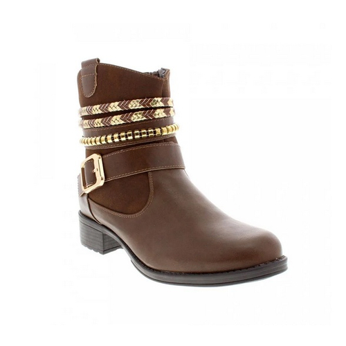bota mooncity caramelo