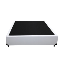 Base Box Casal Santo Box Sintético Branco 40x138x188 Menor preço em Base Box Casal Santo Box Sintético Branco 40x138x188
