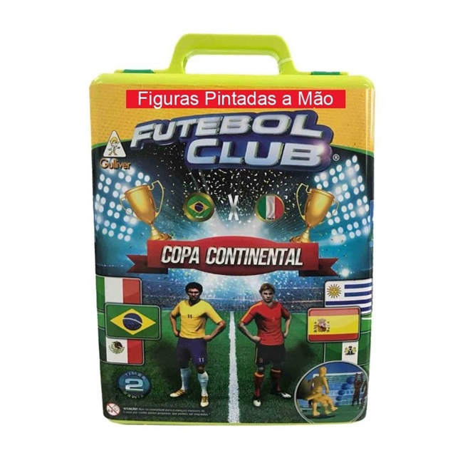 Jogo Futebol Club Total Gulliver Brasil x Argentina Com Campo Edição  Especial Jogadores Pintados A Mão em Promoção na Americanas