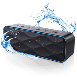 Alto-falantes Bluetooth, alto-falante Bluetooth sem fio com som HD de 20 W e graves profundos, alto-falante à prova d'água IPX7 com 36 horas, alcance sem fio de 100 pés, alto-falantes portáteis para casa, ao ar livre, viagens é boa?