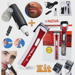 Máquina Cortador de Cabelo Barba Bigode Acabamento Pezinho Peito Perna + Aparador Tosqueador Pelo Nariz Orelha Original é boa?