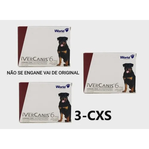 Remedio Antipulga Carrapato Sarna 3 Caixas Com nova embalagem produto ...