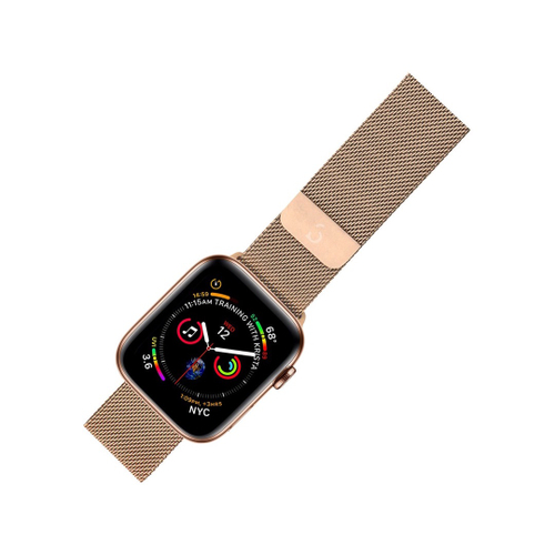 Apple Watch Series 8 GPS + Celular 45mm Caixa de Aço Inoxidável com  Bracelete Milanese Loop Ouro