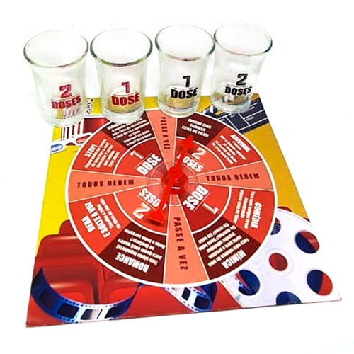 Jogo Beber Drink jogo de bebidas jogo roda de shot - HOUSE