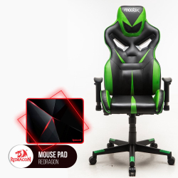 Cadeira Gamer MoobX Fire Verde + Mousepad Redragon Capricorn PO12 Menor preço em Cadeira Gamer MoobX Fire Verde + Mousepad Redragon Capricorn PO12