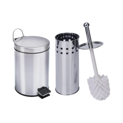 Kit Lixeira aço inox 3 litros + 1 escova Sanitária Travel Max é boa?