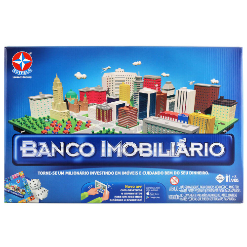 Jogo Banco Imobiliário com aplicativo