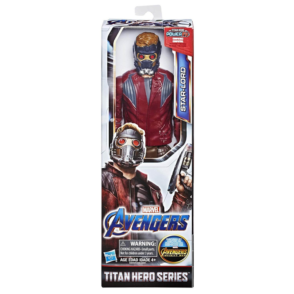 Boneco Guardiões Da Galáxia Starlord Titan Hero Hasbro 30 Cm em Promoção na  Americanas