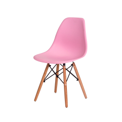 Cadeira Charles Eames Eiffel Rosa Claro Base Madeira Sala Cozinha Jantar é boa?