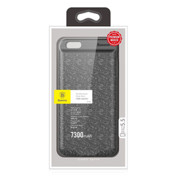 Capa Carregadora Power Bank iPhone 6s Plus 6 Plus Tela 5.5 Baseus 7300mah 3 Cargas Completas Menor preço em Capa Carregadora Power Bank iPhone 6s Plus 6 Plus Tela 5.5 Baseus 7300mah 3 Cargas Completas