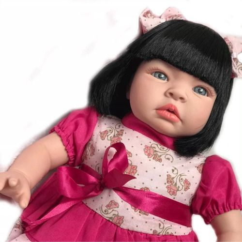 Boneca Bebe Reborn Barato Barata Super Linda Baby Kiss